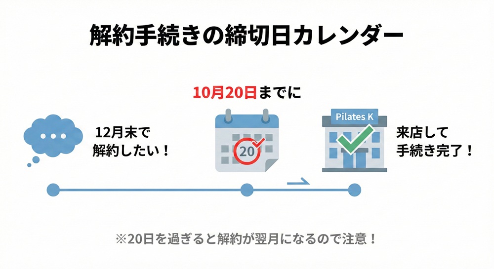 ピラティスKの継続必須期間は?
