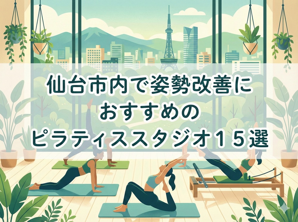 仙台市 宮城県 姿勢改善 ピラティス おすすめ