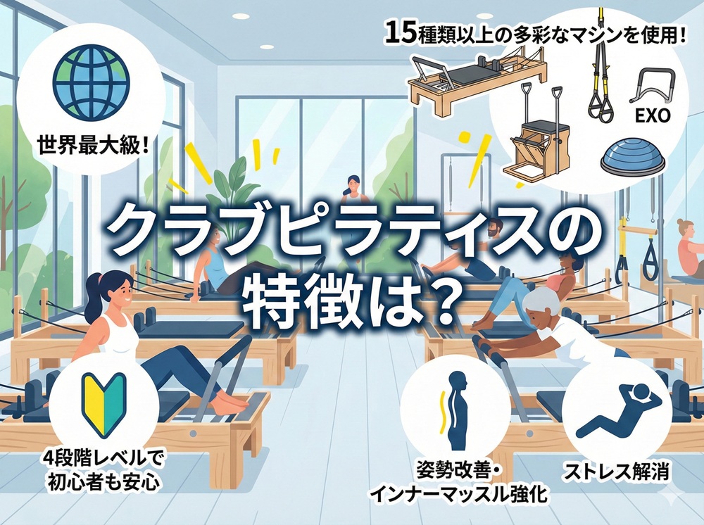 クラブピラティスの特徴は？