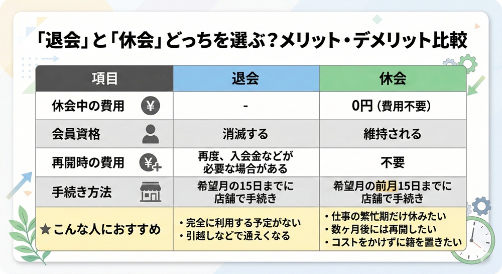 Pilates Mirrorの退会方法は？