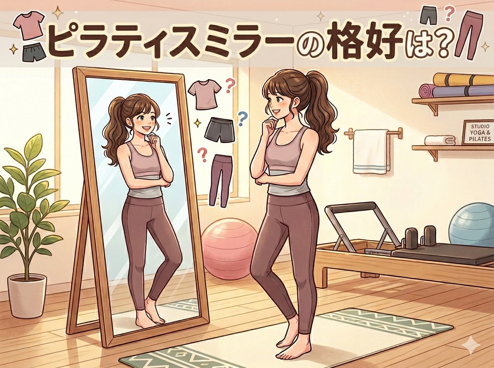 ピラティスミラーの格好は？