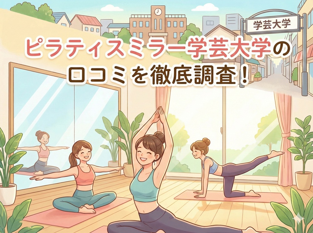 ピラティスミラー 学芸大学 口コミ 評判 料金 体験レッスン 比較 安い マシンピラティス コナミスポーツ株式会社