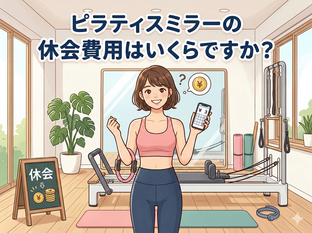 ピラティスミラーの休会費用はいくらですか？