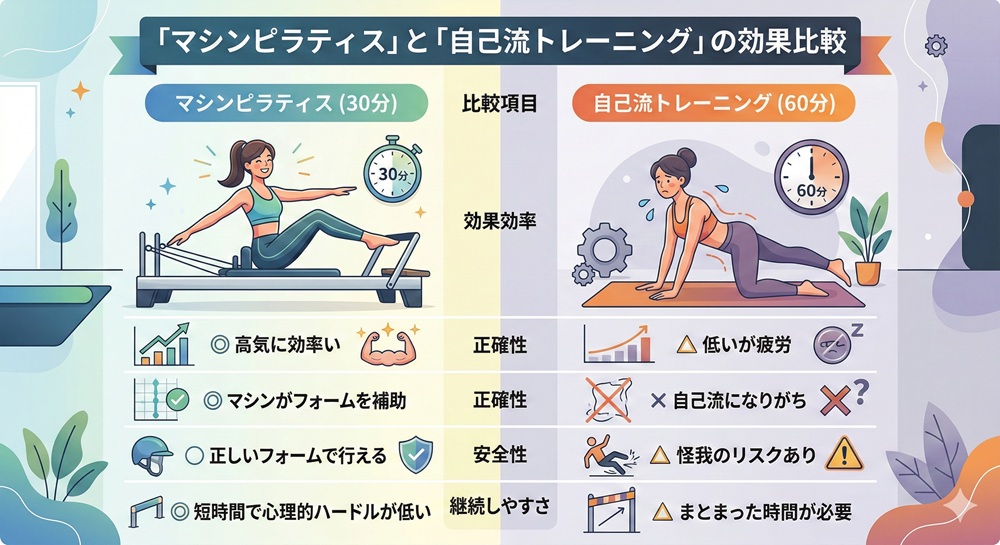ピラティスミラーは1回何分やればいいですか？