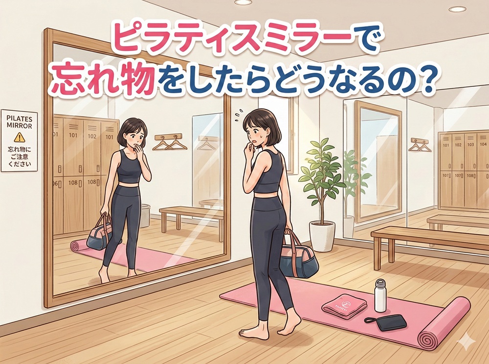 ピラティスミラーで忘れ物をしたらどうなるの？