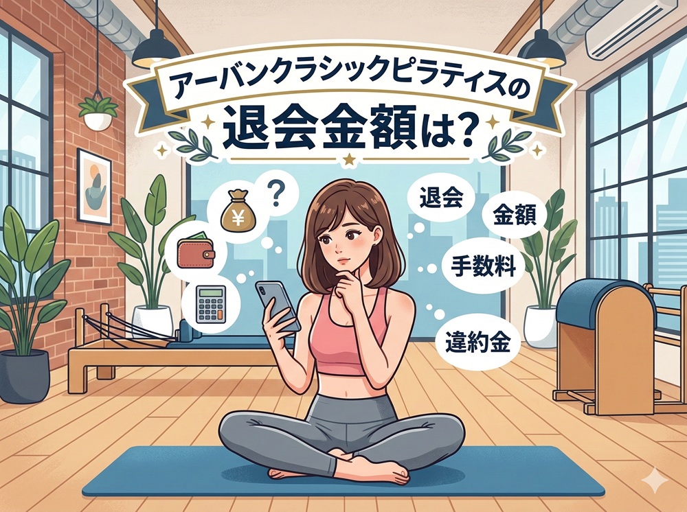 アーバンクラシックピラティスの退会金額は？