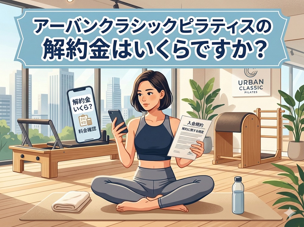 Urban Classic PILATESの解約金はいくらですか？