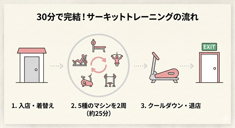 アーバンクラシックピラティスは何周しますか？
