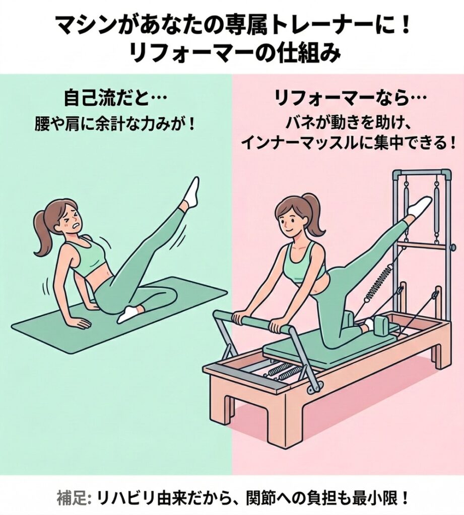 アーバンクラシックピラティスのマシンの種類は？