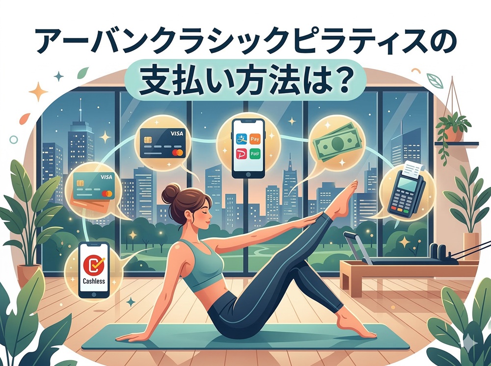 アーバンクラシックピラティスの支払い方法は？