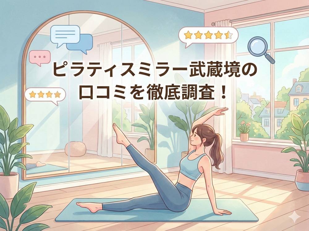 ピラティスミラー 武蔵境 口コミ 評判 料金 体験レッスン 比較 安い マシンピラティス コナミスポーツ株式会社