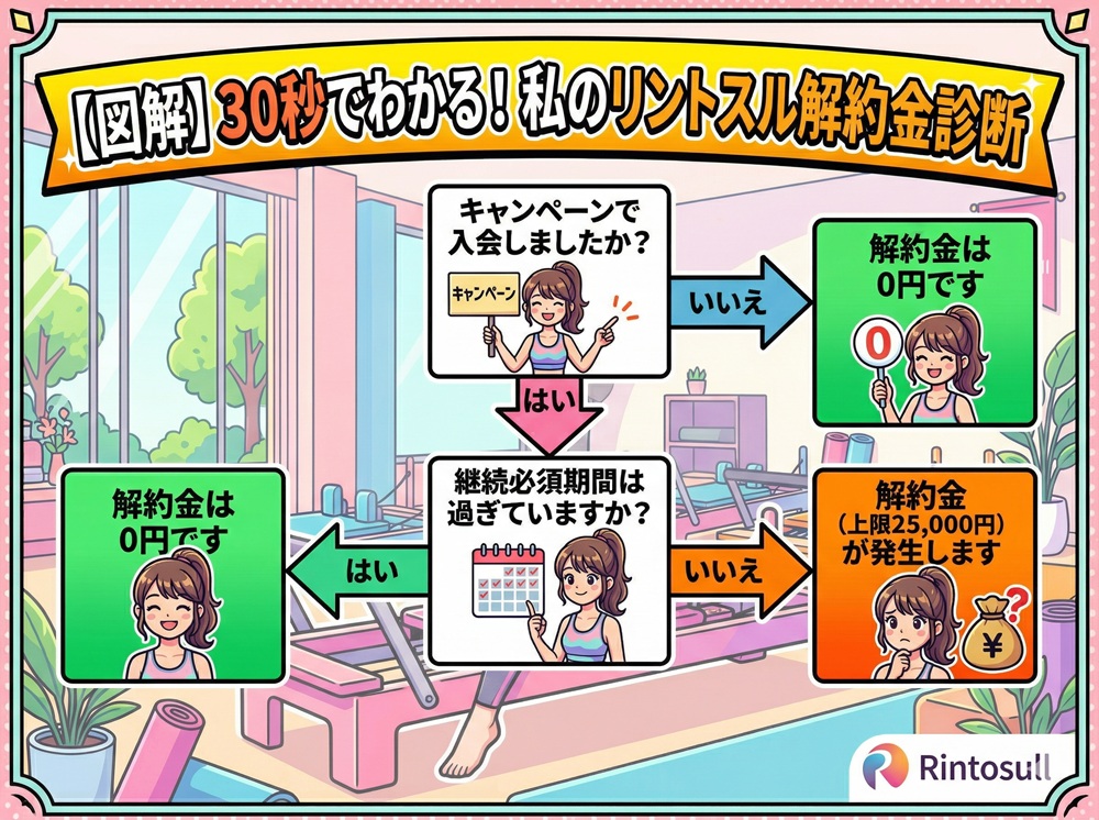 リントスルの退会手数料はいくらですか？