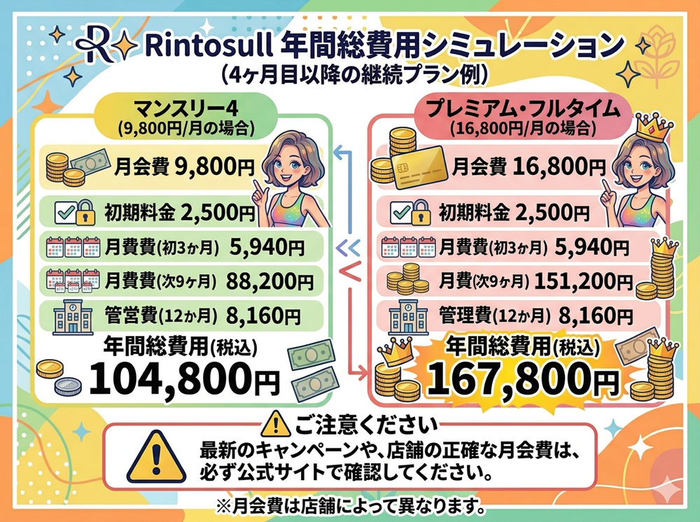 リントスルの初期費用はいくらですか？