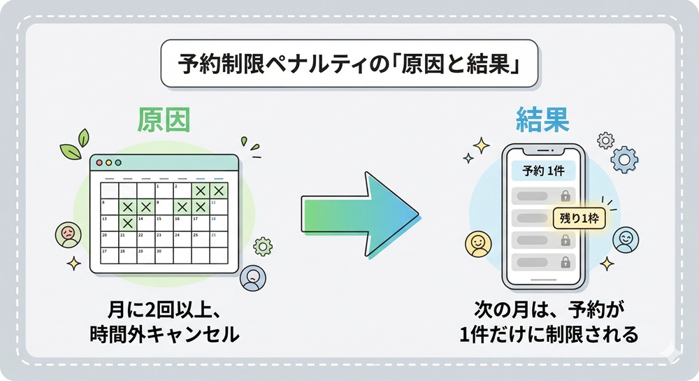 リントスル 予約 何件まで？