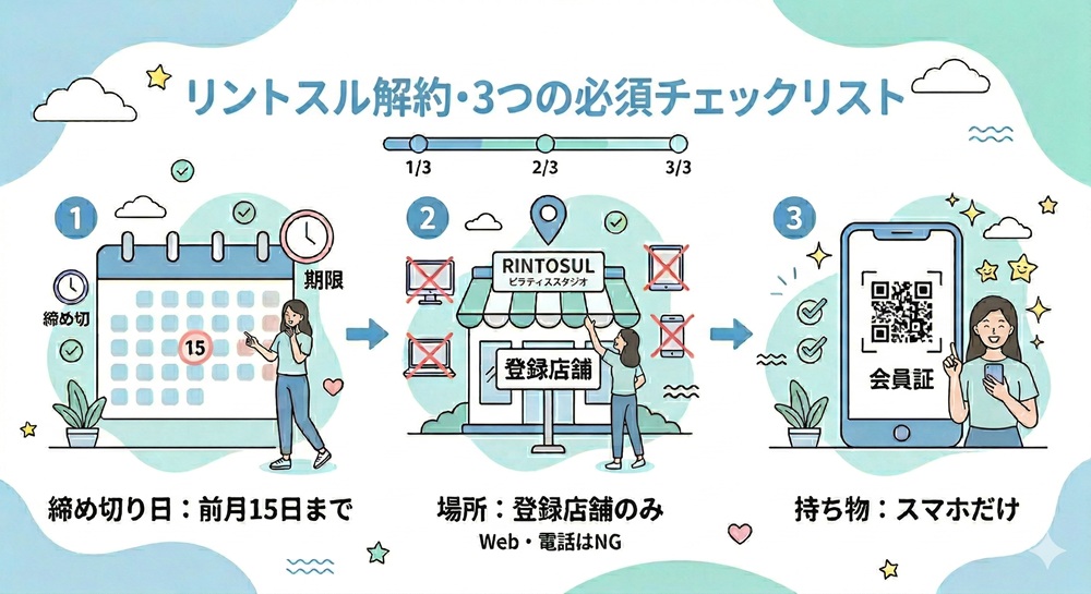 リントスルの辞め方は？