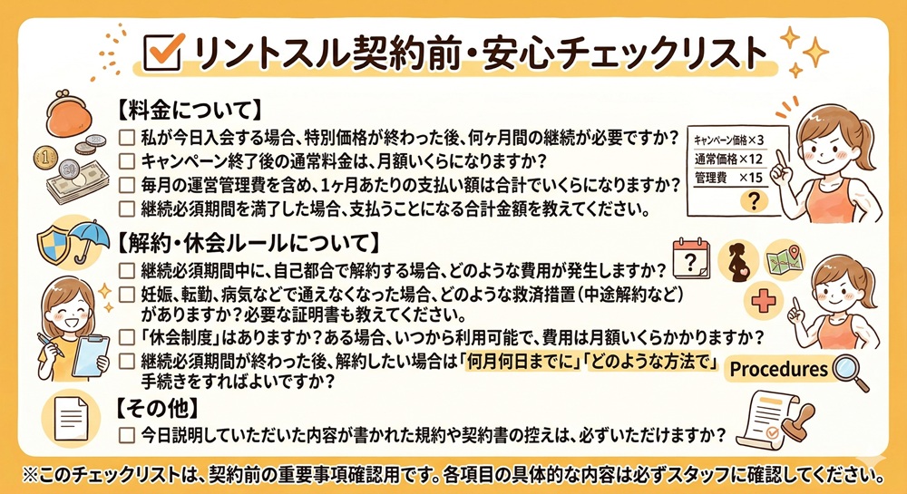 リントスルの継続必須期間は?