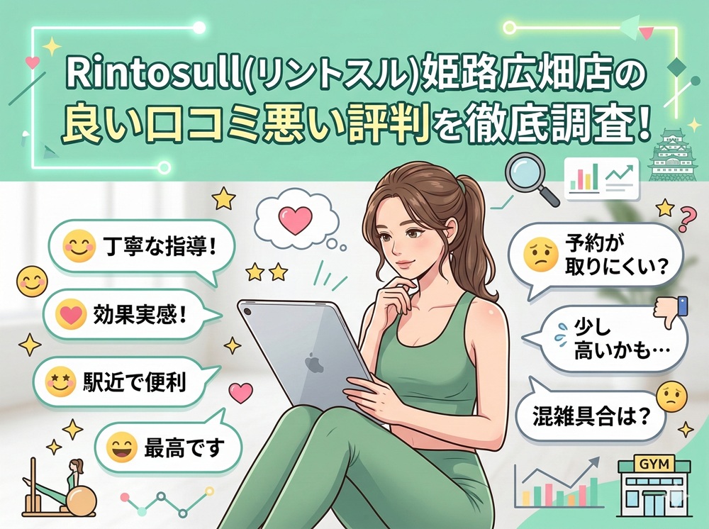 Rintosull 姫路広畑店 リントスル 口コミ 評判 料金 体験レッスン 比較 安い マシンピラティス 株式会社LAVA International