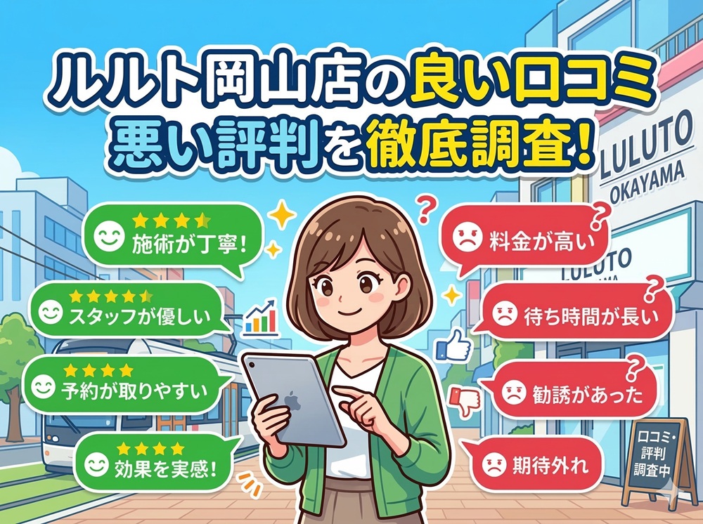 ルルト 岡山店 口コミ 評判 料金 体験レッスン 比較 安い マシンピラティス 株式会社理学ボディ