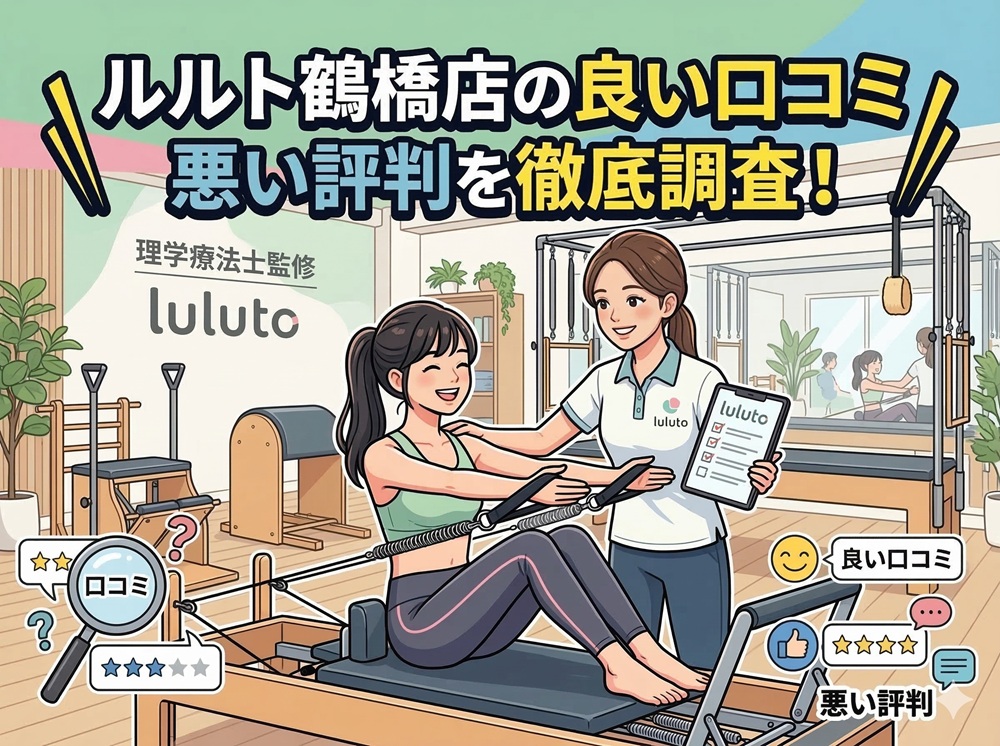 ルルト 鶴橋店 口コミ 評判 料金 体験レッスン 比較 安い マシンピラティス 株式会社理学ボディ