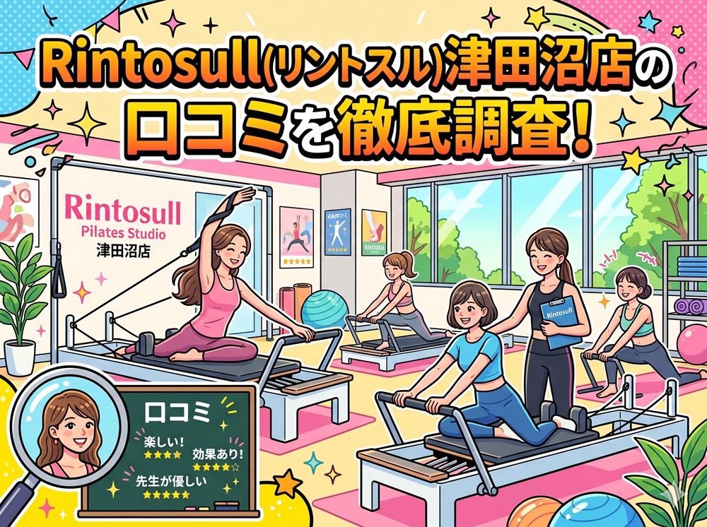 Rintosull 津田沼店 リントスル 口コミ 評判 料金 体験レッスン 比較 安い マシンピラティス 株式会社LAVA International