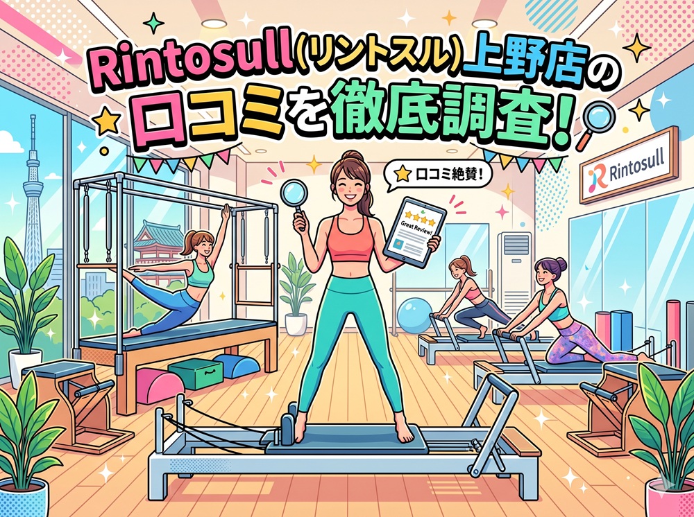 Rintosull 上野店 リントスル 口コミ 評判 料金 体験レッスン 比較 安い マシンピラティス 株式会社LAVA International
